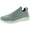 Grey/White, variant on Skuze Womens Milano Knit Slip On Casual and Fashion Sneakers