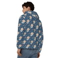 thumbnail image 4 of Uemuo Astronaut Corgi Dog for Men's Fashion Full-zip Hoodies & Sweatshirts with Kangaroo Pocket, Zip-up Hooded Sweatshirt, Moisture Wicking & Breathable-Medium, 4 of 5