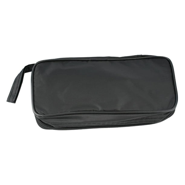 Estuche rígido para almacenamiento de multímetro, bolsa organizadora para herramientas con cremallera, resistente al desgaste, caja de transporte con S