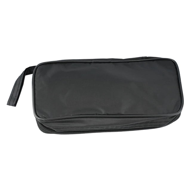 HILABEE Multimeter Storage Hard Case Wear Resistant with Zipper Portable Mesh Pocket S