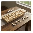 thumbnail image 3 of Juego De Letras De Madera Del Alfabeto Letras De Madera Para Manualidades Con Bandeja Juego De Letras Pequeñas De Madera Para Artesanos, Maestros, Decoración De Bodas, Decoración Del Madera L, 3 of 9