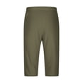 thumbnail image 5 of Men's Loose-Fit Casual Drawstring Capri Pants with Side Pocket, 5 of 9
