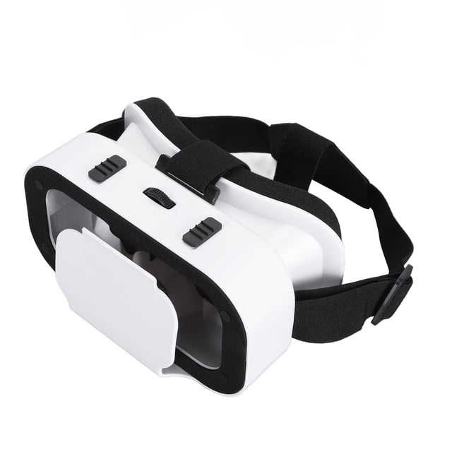 VR Goggles, VR 3D Headset HD Optical Lenses Ergonomic Design Adjustable Pupil Distance for 4.7-6.53 inch Cell Phones