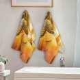 thumbnail image 4 of Beach Tropical Palms Tree Kitchen Hand Towels 2 PCS, Sunset Summer Fingertip Bath Towels Ultra Soft and Highly Absorbent, Decorative Face Towels Dish Washcloths, 28.3"x14.4", 4 of 5