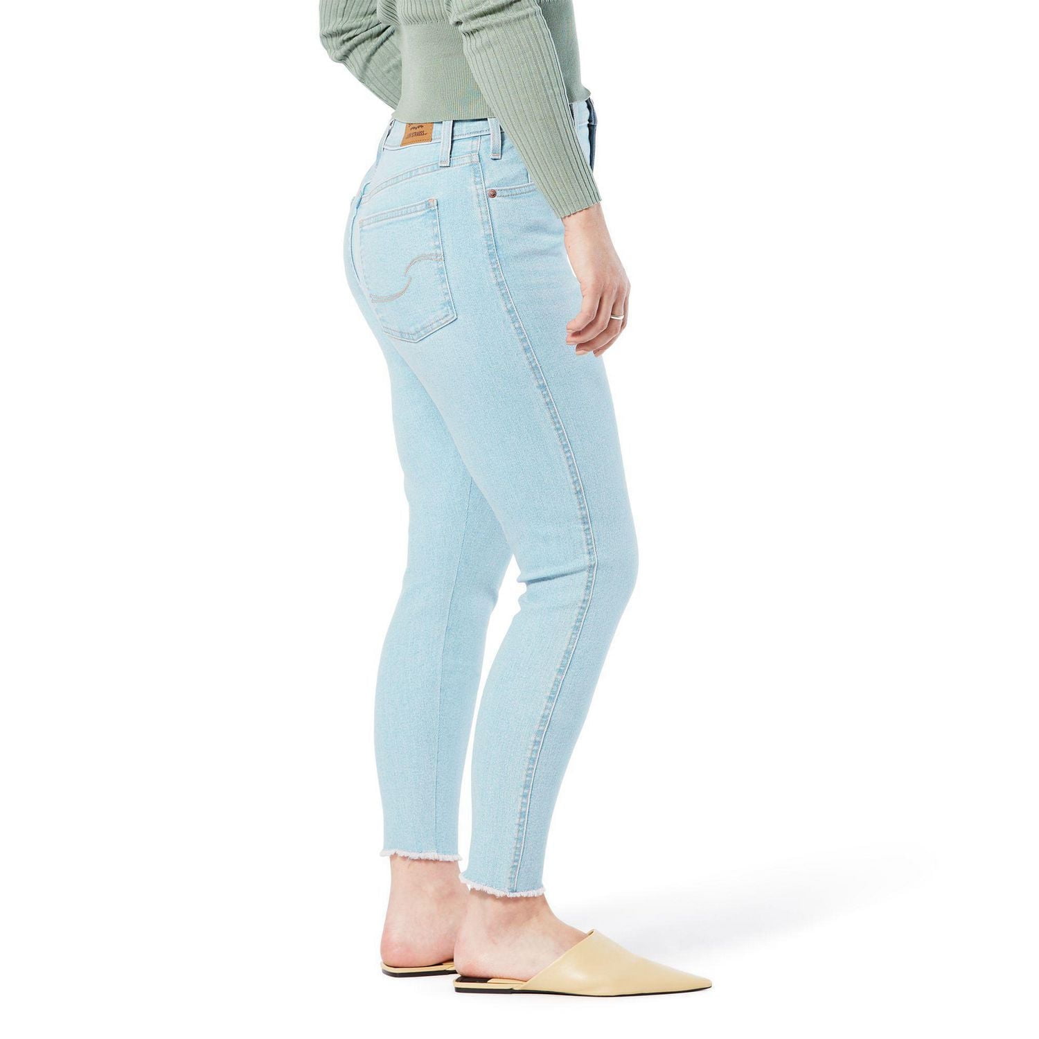 Levi Strauss Signature.MC Jean filiforme taille haute d'époque pour femme