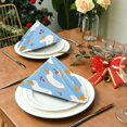thumbnail image 3 of GZHJMY Cute Ducks Cloth Napkins 4 Pack - 20x20In Soft Washable Dinner Napkin Home Decor Napkin for Dinners Weddings Cocktail Kitchen Decorative Washcloths, 3 of 7