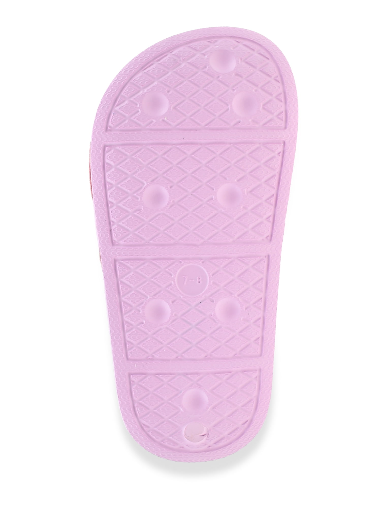 Wonder Nation Little and Big Girls Pool Slide Sandals