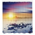 thumbnail image 3 of Ambesonne Universe Shower Curtain, Magic Aurora Borealis, 69"Wx84"L, Multicolor, 3 of 5