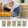 thumbnail image 2 of Wmkox8yii Caja de almacenamiento de yute natural de gran capacidad, cesta de ropa sucia de tela, bolsa de almacenamiento de clasificación de artículos diversos Wmkox8yii  shgfkasgfk63, 2 of 4