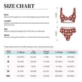 thumbnail image 4 of Kdxio Cute Pig with Coins Print Women's 2 Piece High Waisted Wrap Spaghetti Strap Summer Swimsuit Bikini Set-Medium, 4 of 7