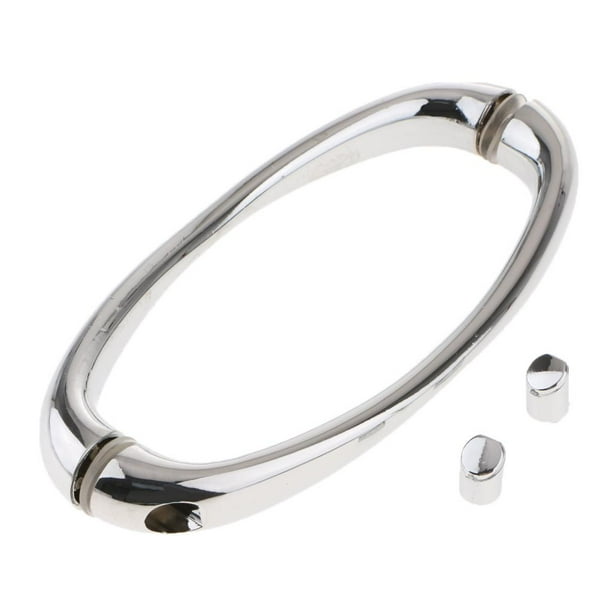 Tirador de puerta de vidrio de aleación de zinc para ducha, accesorio de baño, 145 mm UN