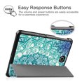 thumbnail image 6 of Fintie Case for Samsung Galaxy Tab A 8.0 2015 ( Model SM-T350/T355/P350/P355) - Super Slim Shell Lightweight Standing Cover, Emerald Illusions, 6 of 7
