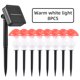 thumbnail image 2 of Ligero setas, vala impermeable con 8 decorativos con 8 plomos 8 8 vías solares Patio solar 8 modos solares Patio decorativo Ruta impermeabilizante, 2 of 6