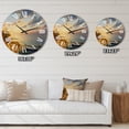 thumbnail image 4 of Designart 1 in Coastal Wall Clock, 4 of 5