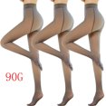 thumbnail image 2 of UAMVSH Fleece Lined Tights Women Compression Slim Stretch Leggings High Waisted Thin Pantyhose for Ladies, 2 of 3
