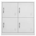 thumbnail image 2 of vidaXL Locker Cabinets 5 pcs Light Grey 90x45x92.5 cm Steel, 2 of 5