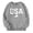 a-Grey55090, variant on Kids Sweatshirt With USA Flag Print Boys Girls Comfortable Long Sleeve Crewneck Pullover For Casual Daily Wear Versatile Top