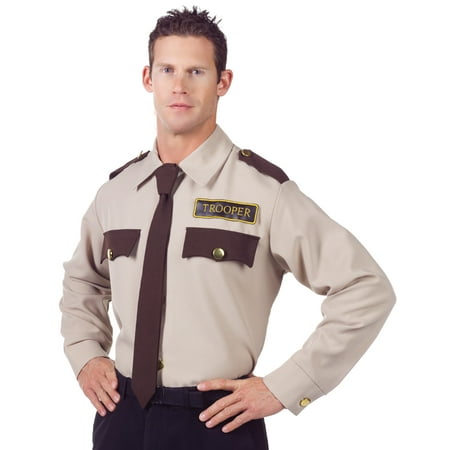 Trooper Mens Adult State Patrol Officer Halloween Costume