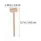 thumbnail image 5 of Pequeño mazo de madera natural, herramienta de aprendizaje para jugar, mazos de langosta, martillos para mariscos, galletas de mariscos, herramienta para romper mariscos para niños, 20 piezas, 5 of 6