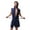 Royal Blue, variant on Men's Summer Hooded Robe Sleeveless Bathrobe Comfy Soft Fall Lightweight Sleeping Gown Loose Fit Flowy Spring Loungewear Stretchy Thigh Length Sleepwear Black Small