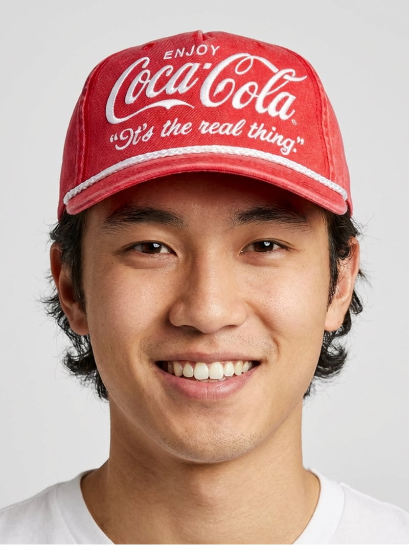 Coca-Cola, Men's Snapback Hat, Enjoy the Real Thing - Walmart.com