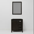 thumbnail image 4 of Lexora Home Marsyas 30" Single Vanity with Mirror in Brown, 4 of 9