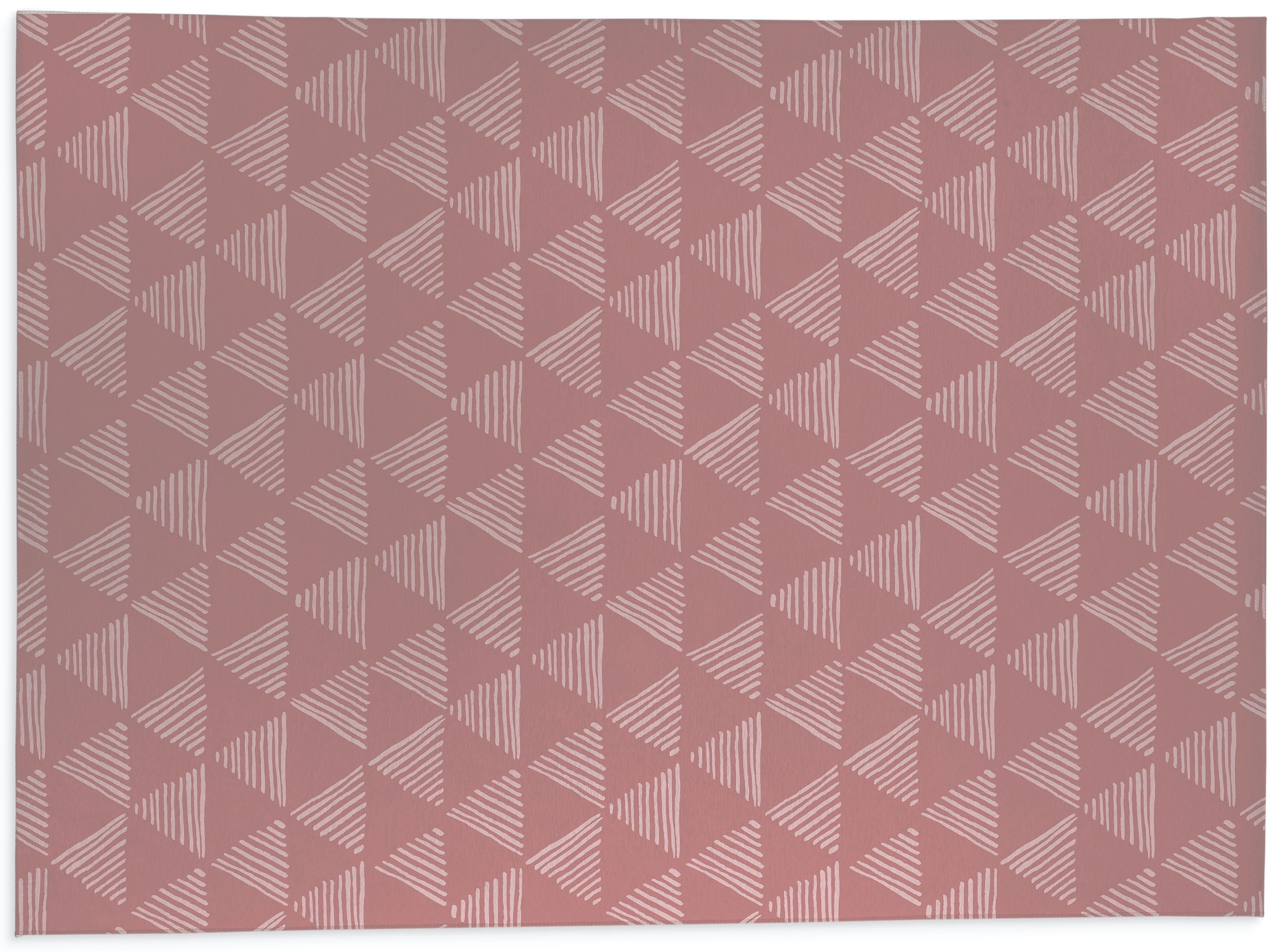Triangular Prism Dusty Rose Office Mat by Kavka Designs - Walmart.com