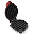 thumbnail image 3 of Waflera Redonda Eléctrica para Waffles Fácil Limpiado Antiadherente Modelo Rojo, 3 of 4