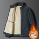 thumbnail image 1 of Puntoco Chaqueta De Hombre Acolchada Con Cuello De forro Polar Grueso Y Acolchado Para Otoño E Invierno, 1 of 5