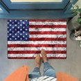 thumbnail image 6 of 4th of July Decorations, Welcome Doormat Flags Door Mat With Slip Resistants Rubber Vintage Linen Floor Mat for 4th Of July Independence Day Indoor Outdoor Home, 6 of 8