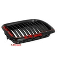 thumbnail image 2 of Matte Black Front Hood Kidney Grill Grille for 1997-1999 BMW E36 318i 318is 323i 323is 325i 328i 328is LCI, 2 of 6