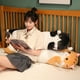 thumbnail image 4 of Big Size Long Strip Clip Legs Cat Doll Stuffed Pillow Girls Sleep Plush Lazy Toy Doll Cuddle Sleep With Sleeping Dolls, 4 of 5