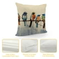 thumbnail image 4 of Nawypu Decorative Lumbar Birds Throw Pillows Covers Hand-Painted Birds Tree Pillow Case, 4 of 5