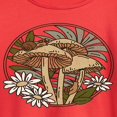 thumbnail image 2 of Instant Message - Spring - Mushrooms, Snails, & Daisies - Women's Short Sleeve Graphic T-Shirt, 2 of 6