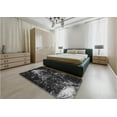 thumbnail image 4 of Ahgly Company Indoor Rectangle Patterned Midnight Gray Area Rugs, 8' x 10', 4 of 6