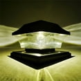 thumbnail image 3 of Mainstays Solar Powered Integrated LED Post Cap Light, 5 Lumens, Black, 3 of 10