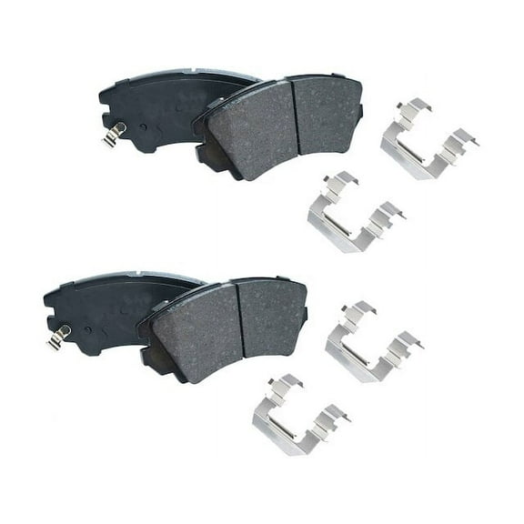 Front Brake Pad Set - Compatible with 2010 - 2015 Chevy Camaro 3.6L V6 2011 2012 2013 2014