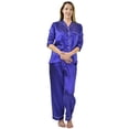 thumbnail image 3 of Up2date Fashion's Women's Long Button-Down Satin Pajamas, 3 of 3