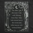thumbnail image 2 of Womens The Older I Get The More I Side With Witches T Shirt Funny Fairy Tale Halloween Tee Womens Graphic Tees, 2 of 9