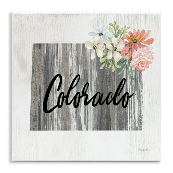 Stupell Industries Shabby Chic Colorado Botanical & Floral Painting Unframed Art Print Wall Art, 12 x 12