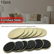 Opolski 12Pcs Anti Scratch Furniture Sliders Heavy Appliances Moving Pad Protect Carpet