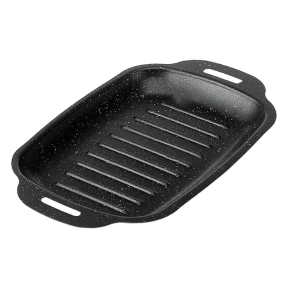 BBQ Plate Grill Pan Griddle Carbon Steel Nonstick for Outdoor Indoor Stovetop Gas Induction Cooking