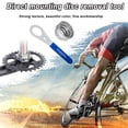 thumbnail image 1 of Herramienta de anillo de bloqueo de plato de montaje directo para M7100 M8100 (titanio + llave) Tmvgtek Accesorios para bicicletas, 1 of 6