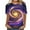 03 Purple, variant on YueHuiYing Galaxy Shirt for Women Space Print Loose-Fit Short Sleeve Crewneck Casual Blouse Summer Graphic Tee Tops Cute Streetwear
