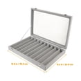 thumbnail image 3 of Jewelry Organizer Necklace Box Bracelet Anklet Display Case with Clear Lid, 3 of 7
