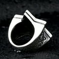 thumbnail image 6 of Retro Personality Fashion Domineering Six-pointed Star With Diamond Ring For Men, 6 of 6