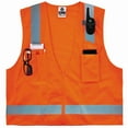 thumbnail image 4 of Ergodyne GloWearÂ® 8249Z Type R Class 2 Economy Surveyors Vest, Orange, L/XL, 4 of 4