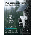 thumbnail image 3 of Liwan 4G LTE Solar Security Camera, Dual Lens 360° PTZ Wireless Outdoor Camera, No WiFi Needed, 2K Color Night Vision Surveillance, 3 of 13