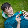 thumbnail image 2 of Rubik’s Metallic 40th Anniversary Cube, 3x3 Cube with a Twist, Classic Problem-Solving Puzzle Toy, 2 of 9