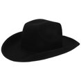 thumbnail image 2 of Sombrero de vaquero de fieltro Sombrero de vaquero de fieltro Gorra de vaquera de fiesta con correa de cuello ajustable, 2 of 8